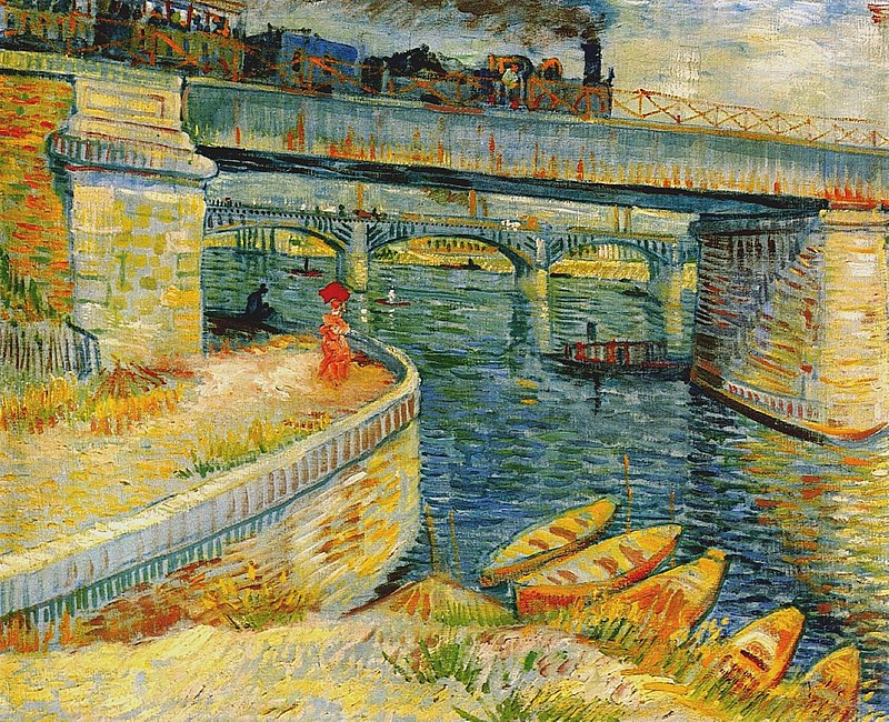 Vincent Van Gogh Bridges Across The Seine At Asnieres